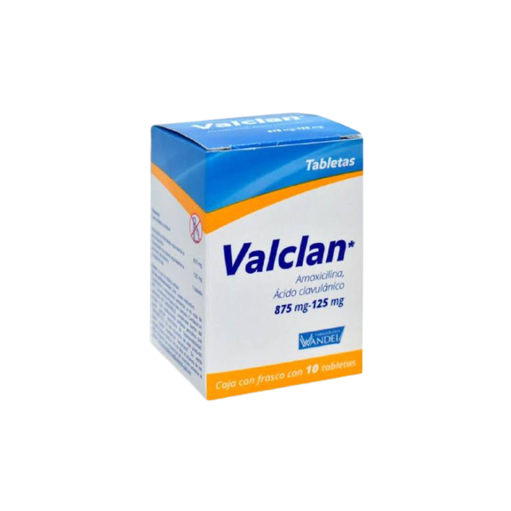 Valclan Tabletas 875mg - 125mg